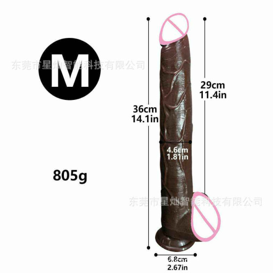 VIP36 360*46mm Extra Super Long Dildo Anal Plug Sex Toys ,Strong Suction Cup Soft Flexible Strap on Dildo for Women Men Gay